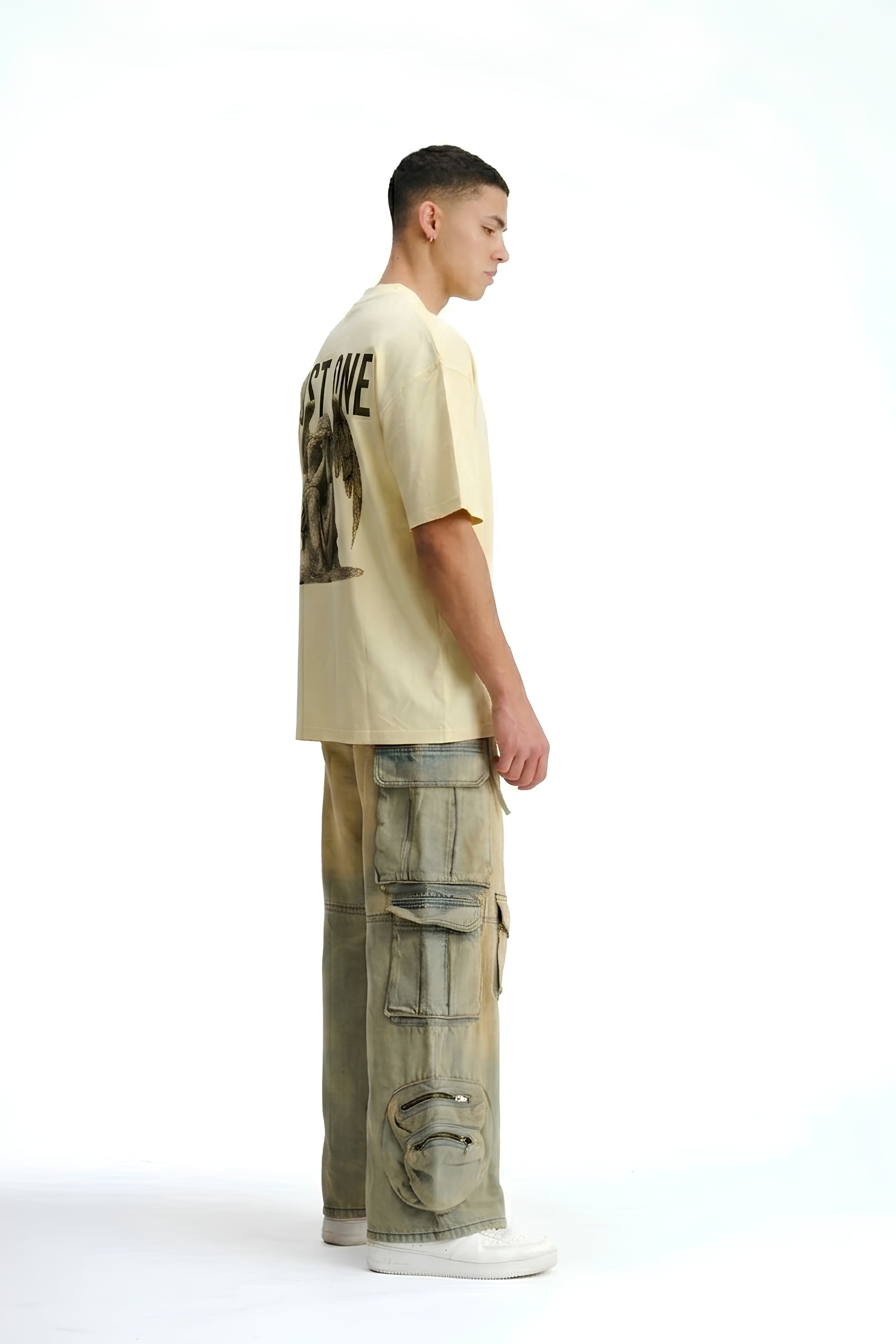Butter Yellow Oversized T-Shirt - EKVER Lost One Heavyweight
