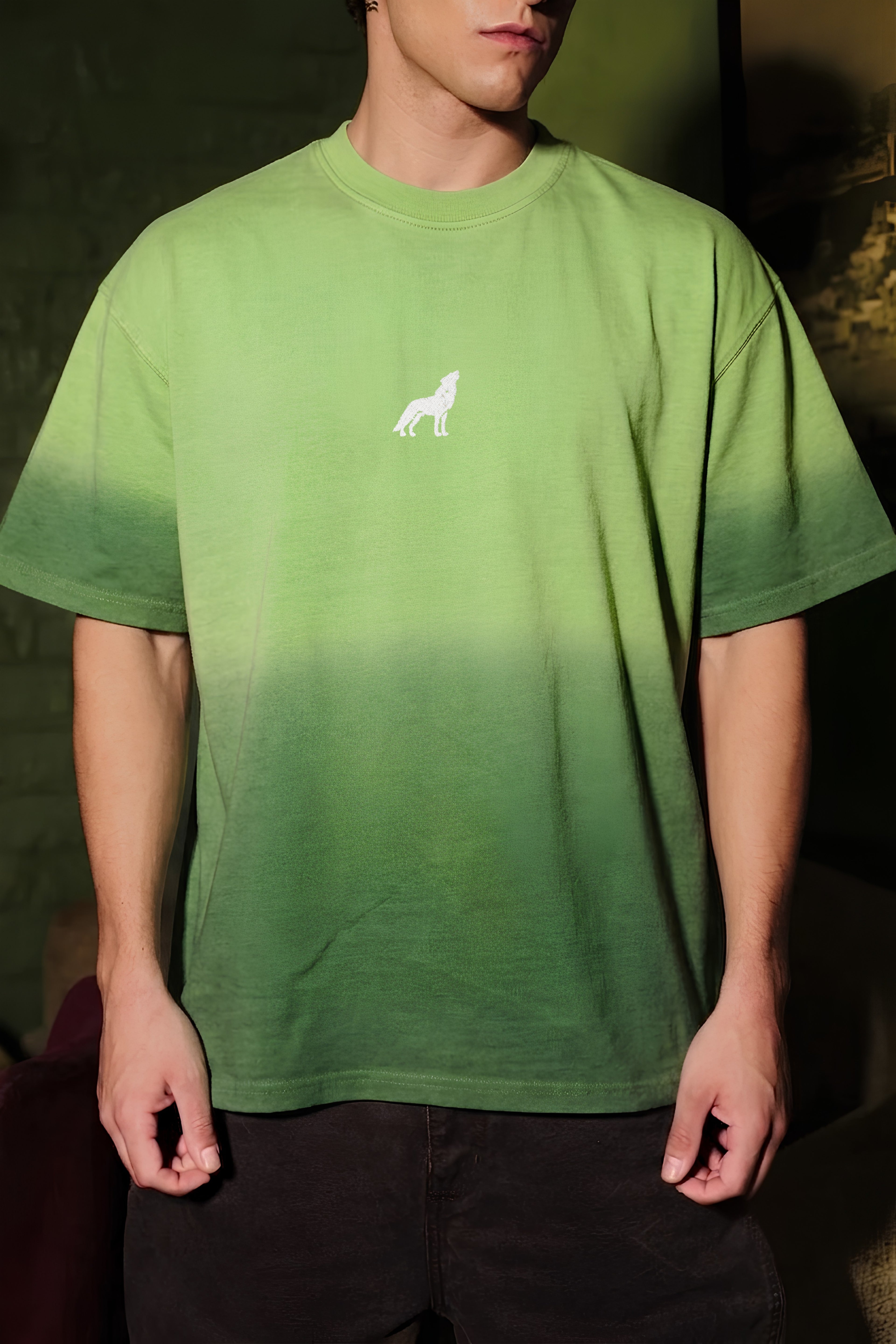 Oversized Forest Green T-Shirt - EKVER Alpha