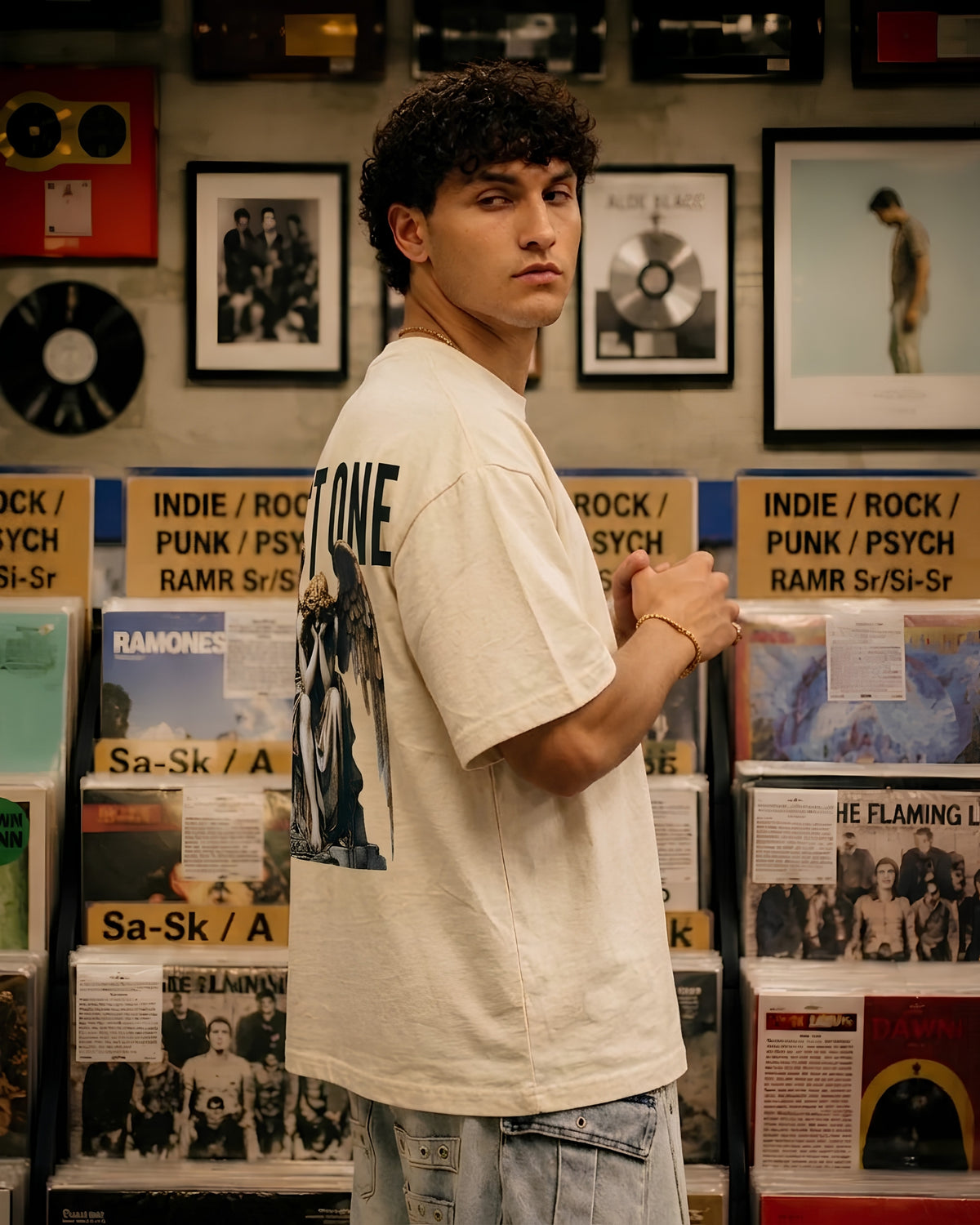 Butter Yellow Oversized T-Shirt - EKVER Lost One Heavyweight