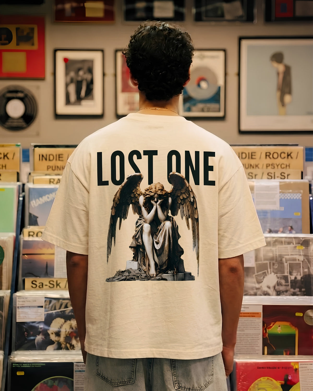 Butter Yellow Oversized T-Shirt - EKVER Lost One Heavyweight
