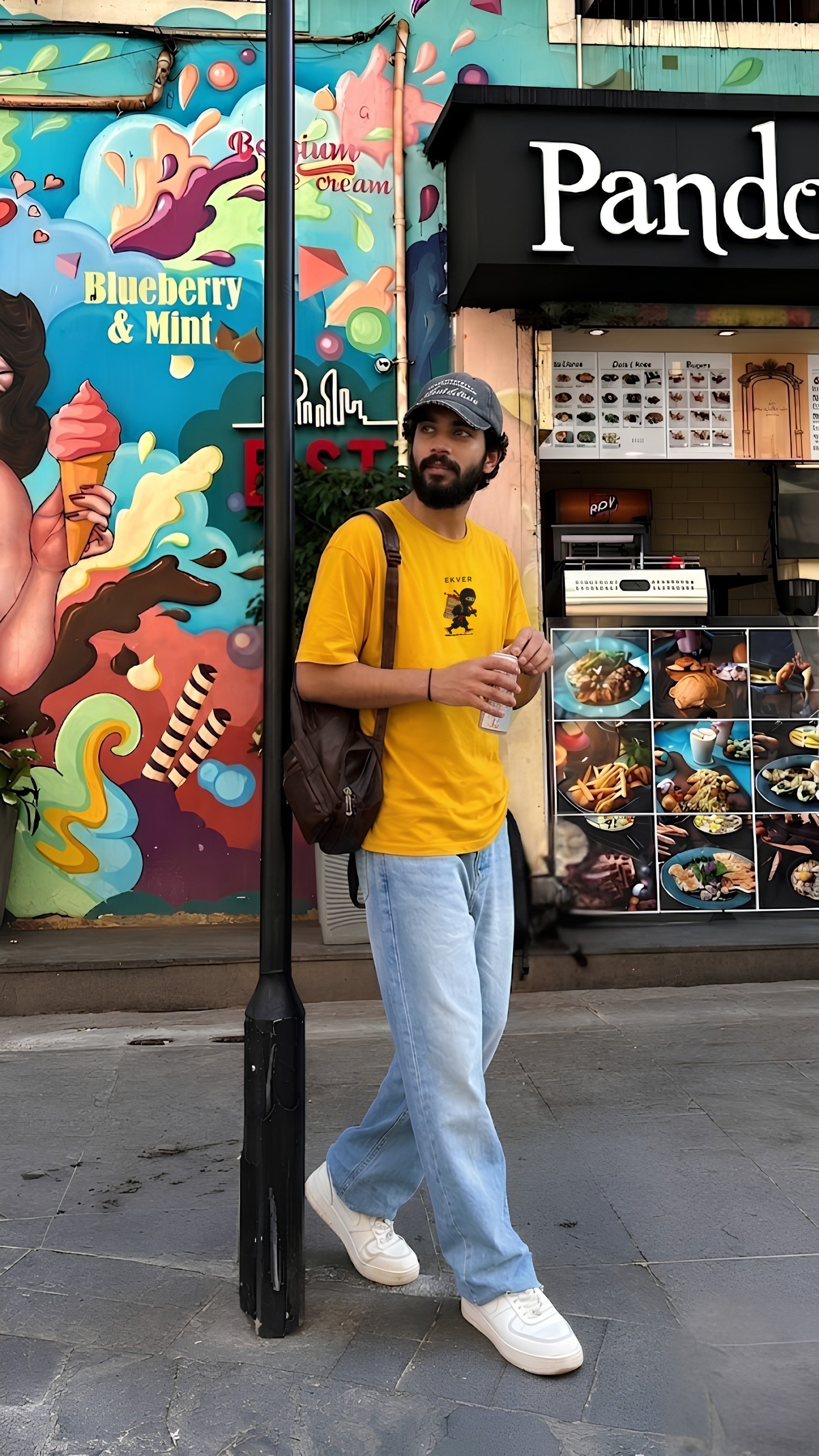 Amber Yellow Oversized T-Shirt | Premium Heavyweight by EKVER