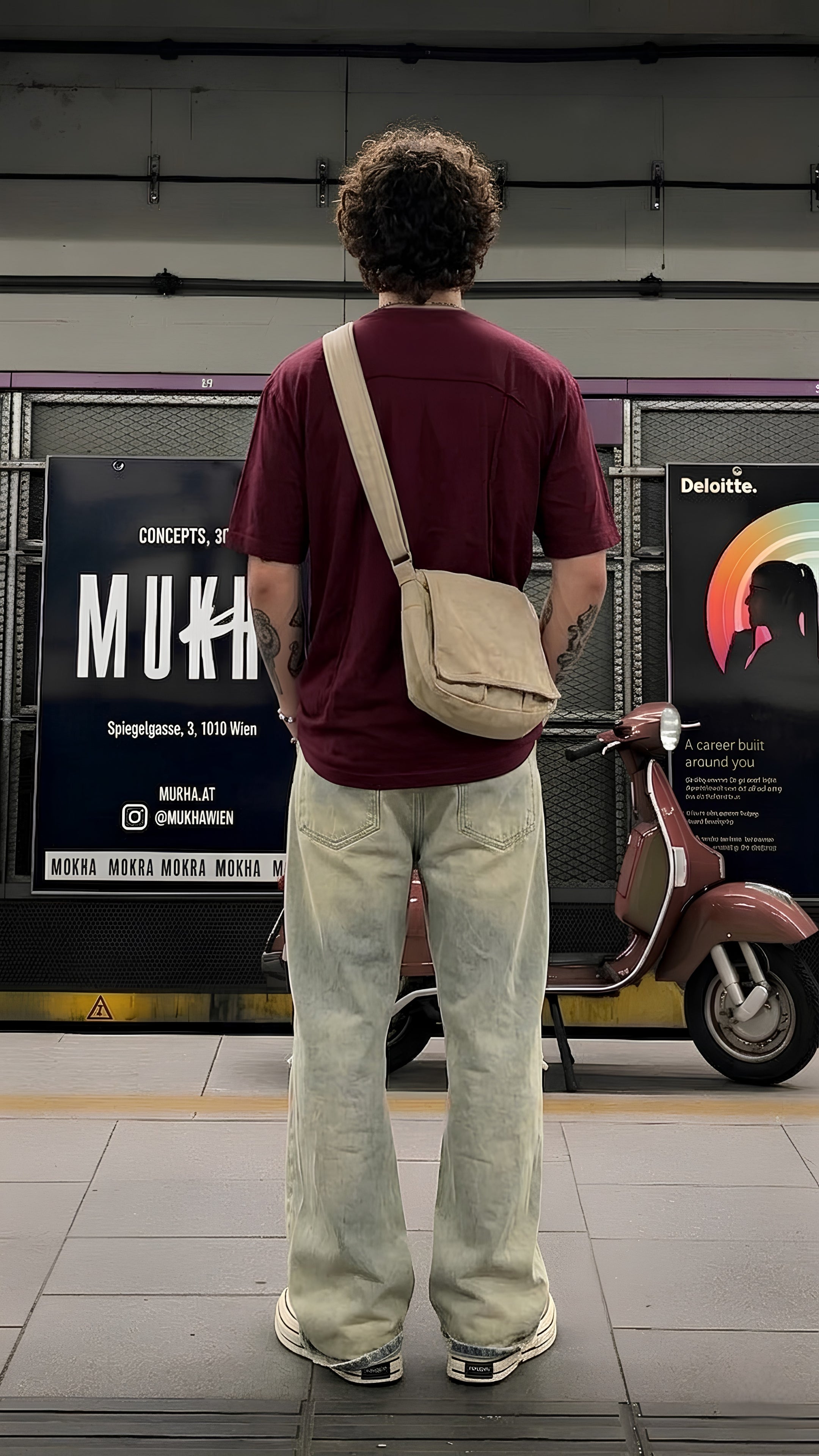 Oversized Maroon T-Shirt - EKVER Monarch