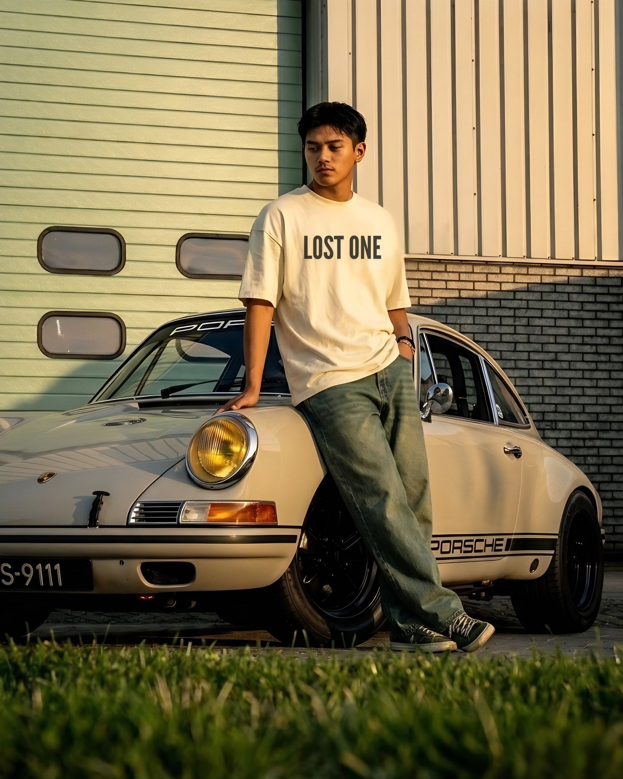 Butter Yellow Oversized T-Shirt - EKVER Lost One Heavyweight