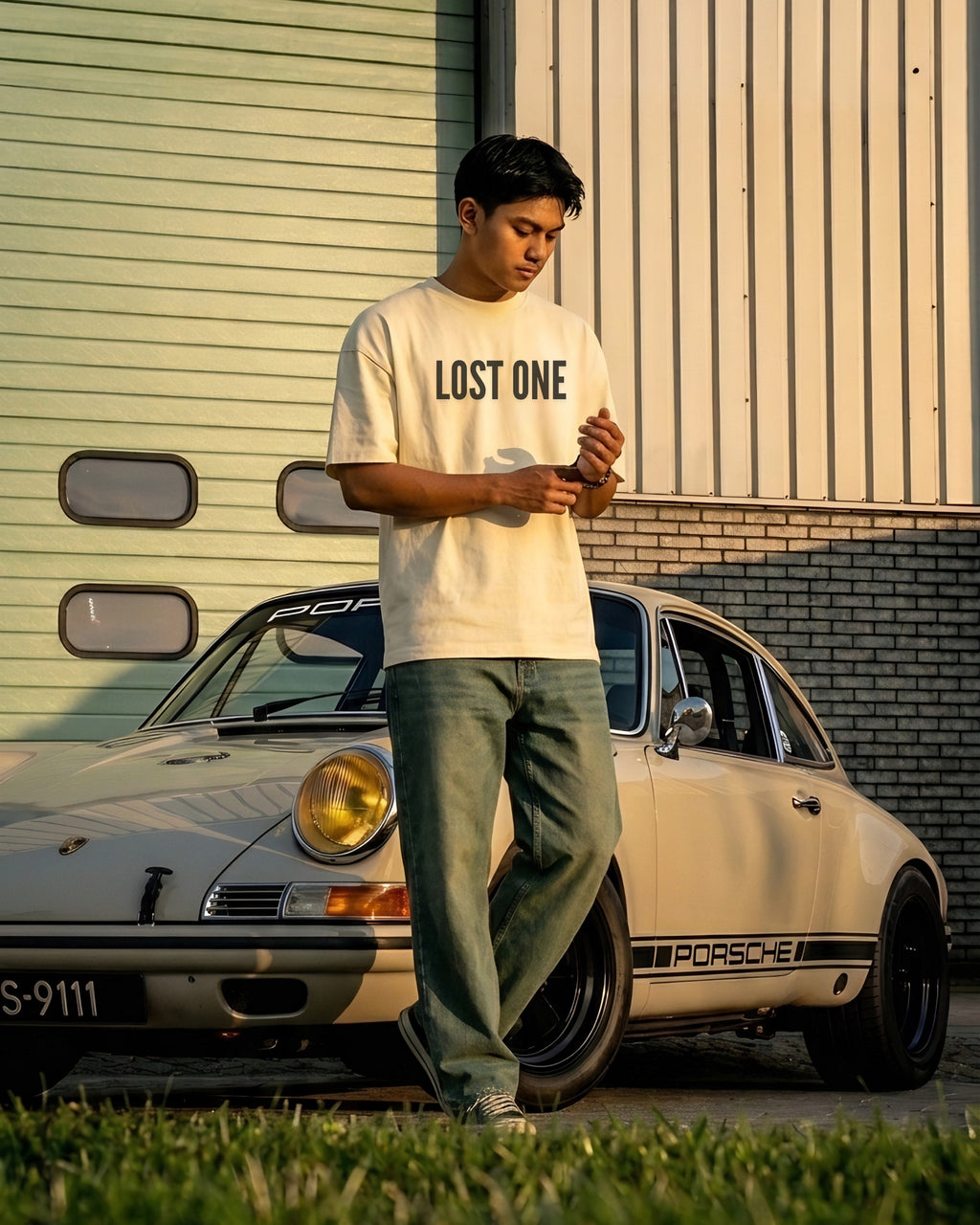 Butter Yellow Oversized T-Shirt - EKVER Lost One Heavyweight