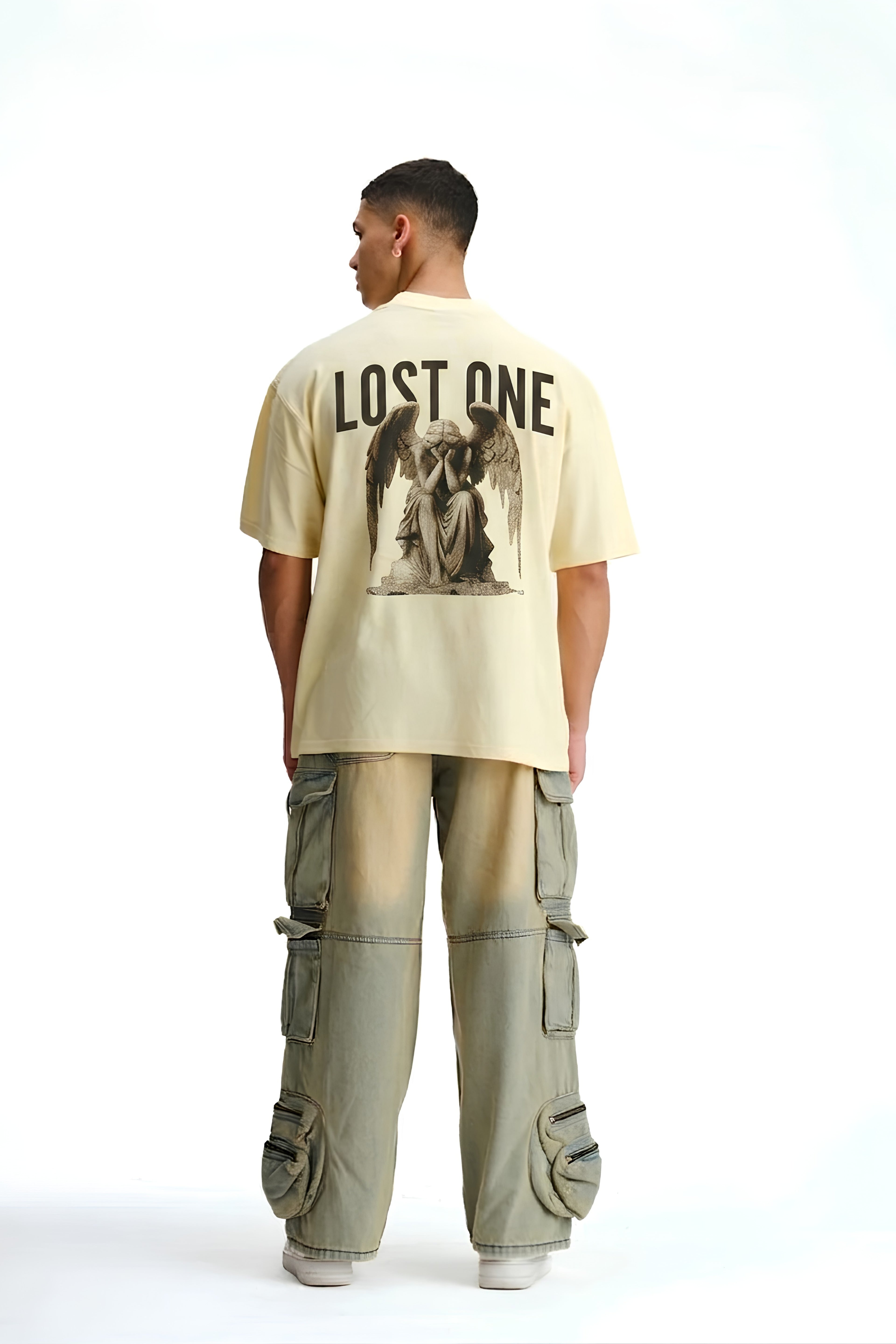 Butter Yellow Oversized T-Shirt - EKVER Lost One Heavyweight