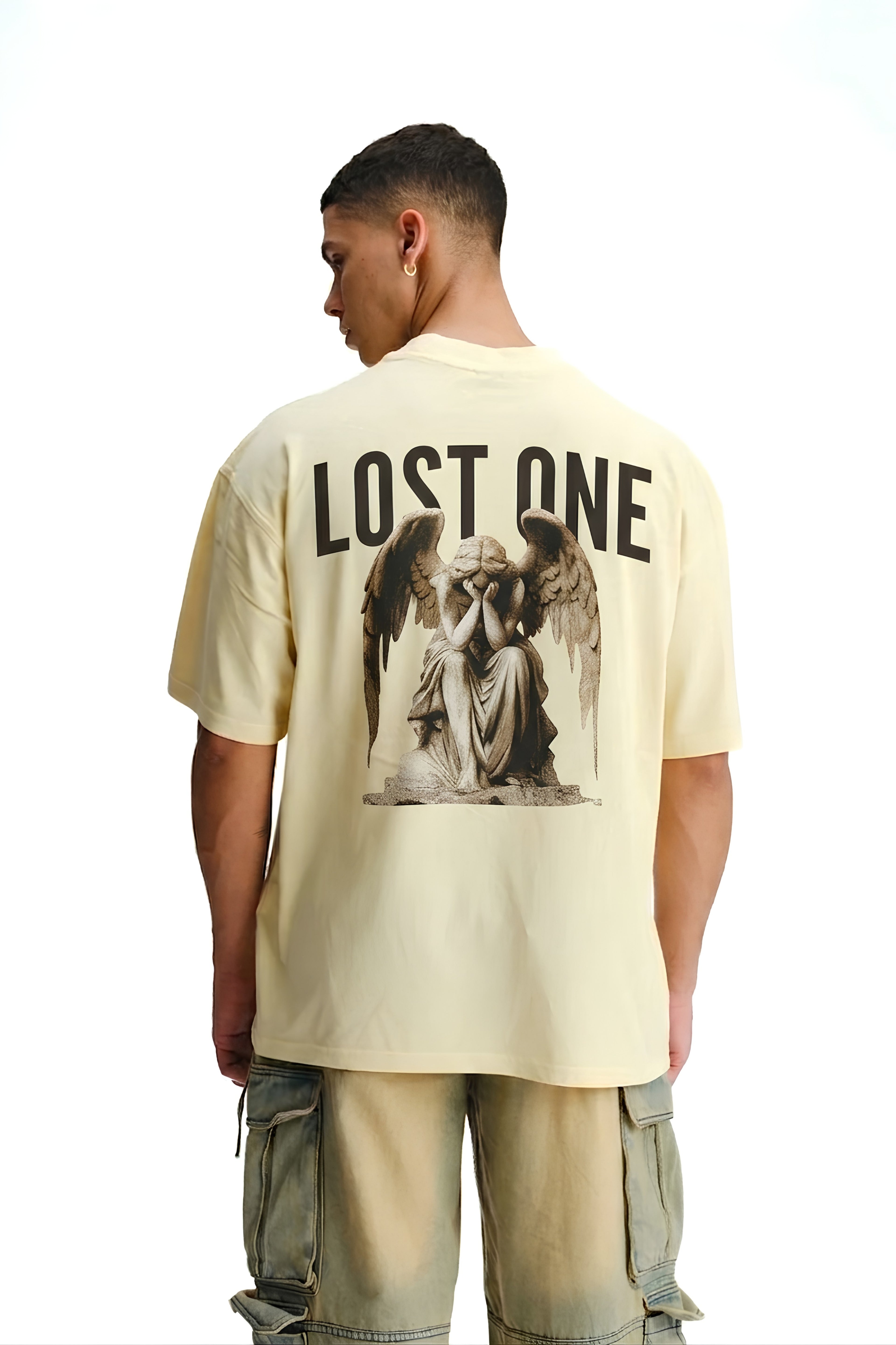Butter Yellow Oversized T-Shirt - EKVER Lost One Heavyweight