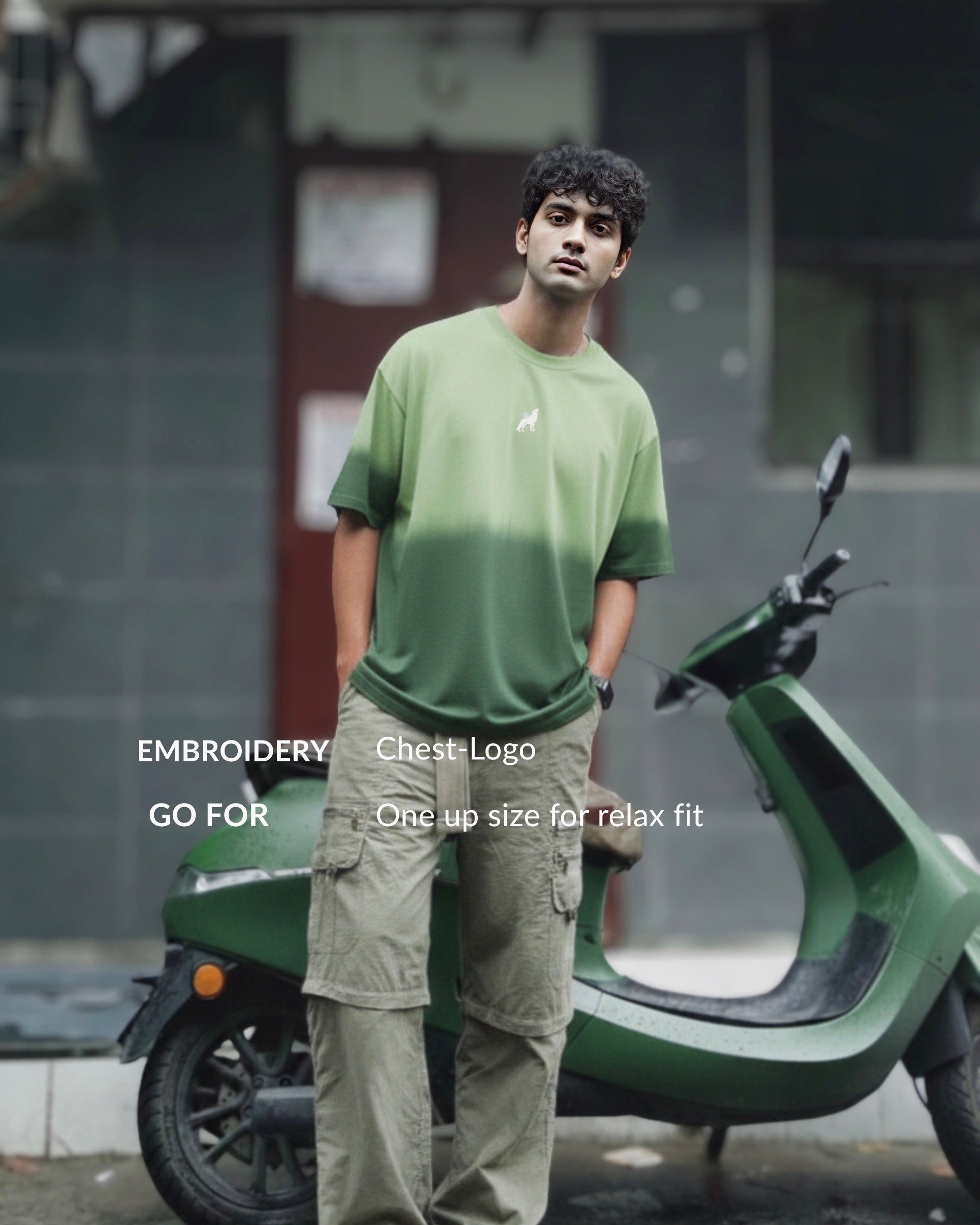 Alpha Green Unisex Oversized T-Shirt