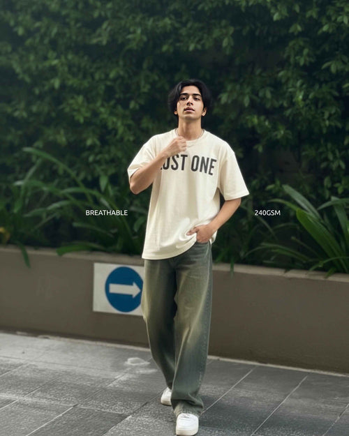 Lost One Unisex Oversized T-Shirt - Butter Yellow