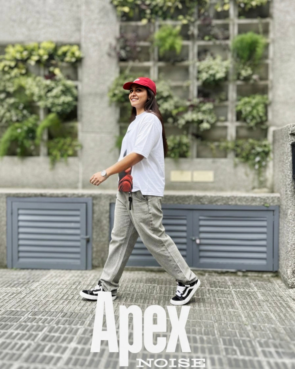 Apex Noise Unisex Oversized T-Shirt - White