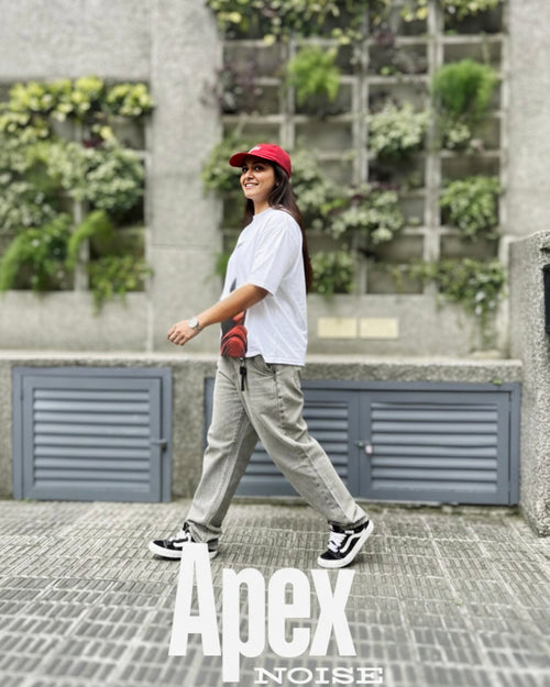 Apex Noise Unisex Oversized T-Shirt - White