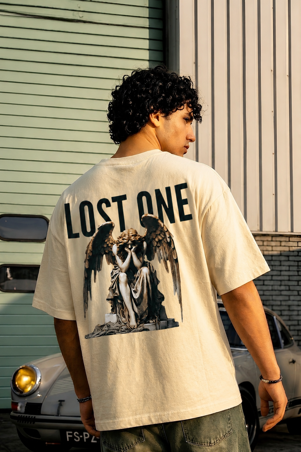 Butter Yellow Oversized T-Shirt - EKVER Lost One Heavyweight