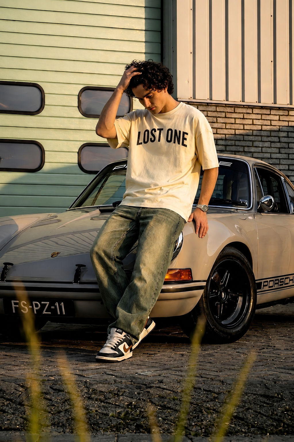 Butter Yellow Oversized T-Shirt - EKVER Lost One Heavyweight