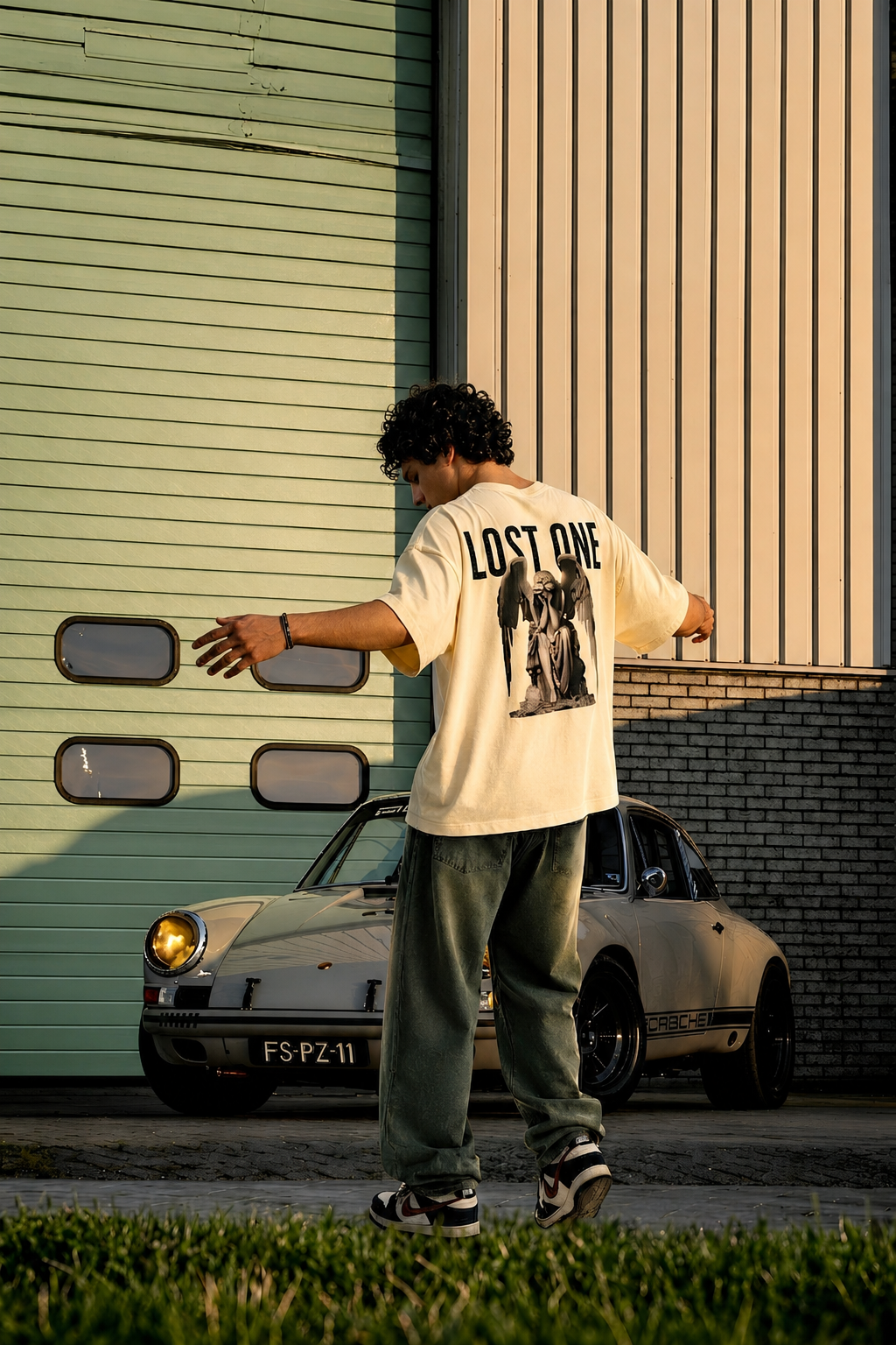Butter Yellow Oversized T-Shirt - EKVER Lost One Heavyweight